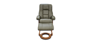 Scania Ergonomic Recliner + Footstool - Zedere