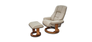 Scania Ergonomic Recliner + Footstool - Zedere